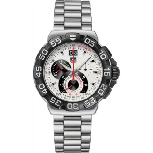 TAG Heuer Formula 1 Quartz Chronograph Big Date 44 Stainless Steel / White / Bracelet